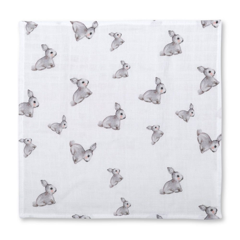 Muslin Burp Cloth | OEKO-TEX Cotton | 40x40 cm | Deux Lapins UK | Iconique Lapin