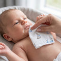 Small Muslin Squares | Pack of 5 | 20x20 cm | Baby Burp Cloths | Deux Lapins UK | Bébé Lapin