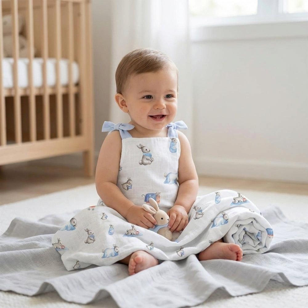 Muslin Swaddles | OEKO-TEX Certified | Deux Lapins UK | Bébé Lapin
