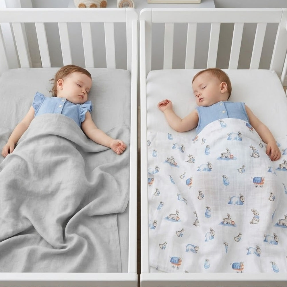 Muslin Swaddles | OEKO-TEX Certified | Deux Lapins UK | Bébé Lapin