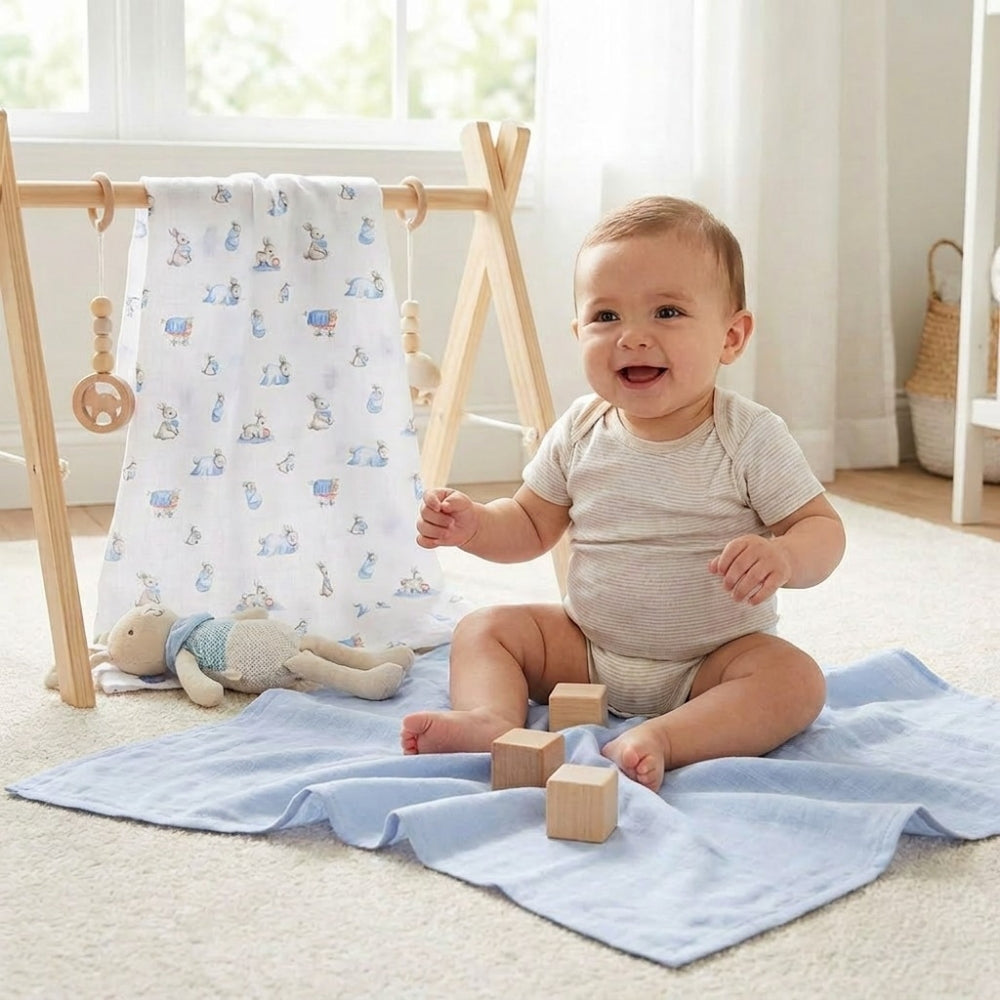 Muslin Swaddles | OEKO-TEX Certified | Deux Lapins UK | Bébé Lapin
