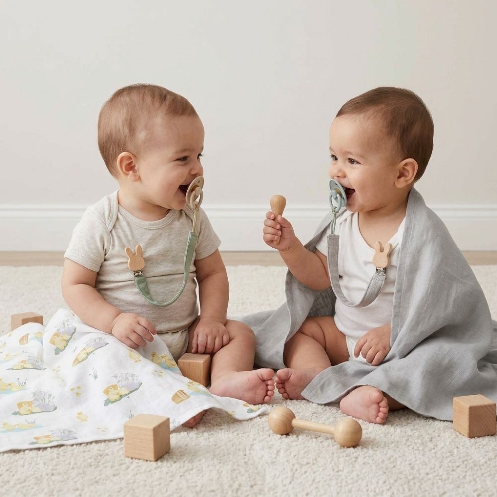 Muslin Swaddles | OEKO-TEX Certified | Deux Lapins UK | Petits Caneton
