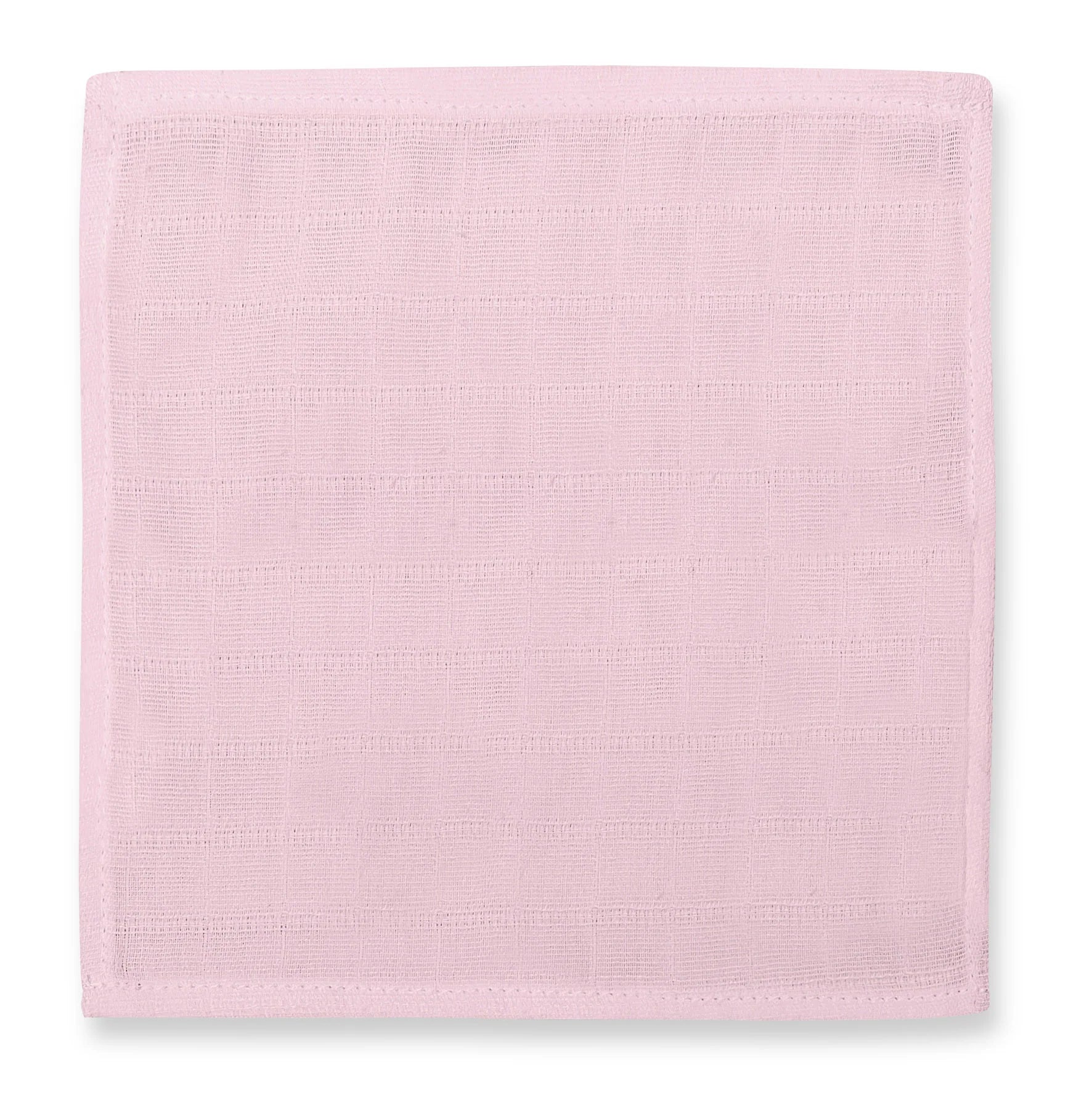 Muslin Burp Cloth | OEKO-TEX Cotton | 40x40 cm | Deux Lapins UK | Innocent Pink