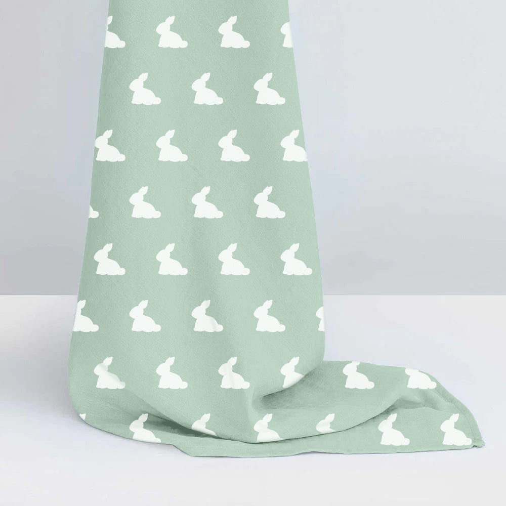 Muslin Swaddles | OEKO-TEX Certified | Deux Lapins UK | Mono Lapin Matcha Green
